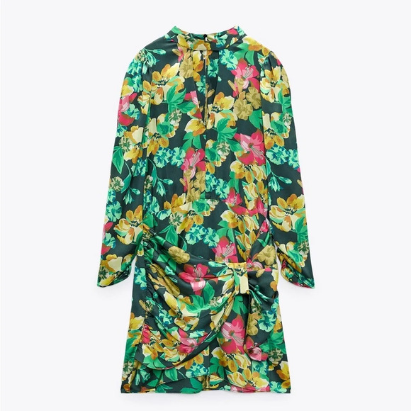 ZARA Floral Print‎ Dress - Picture 4 of 10